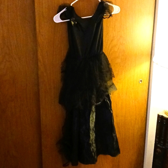 LIGHT UP DARK BRIDE HALLOWEEN  COSTUME, NWT, LIGHTS UP, MEDIUM, 8-10 - Picture 2 of 7